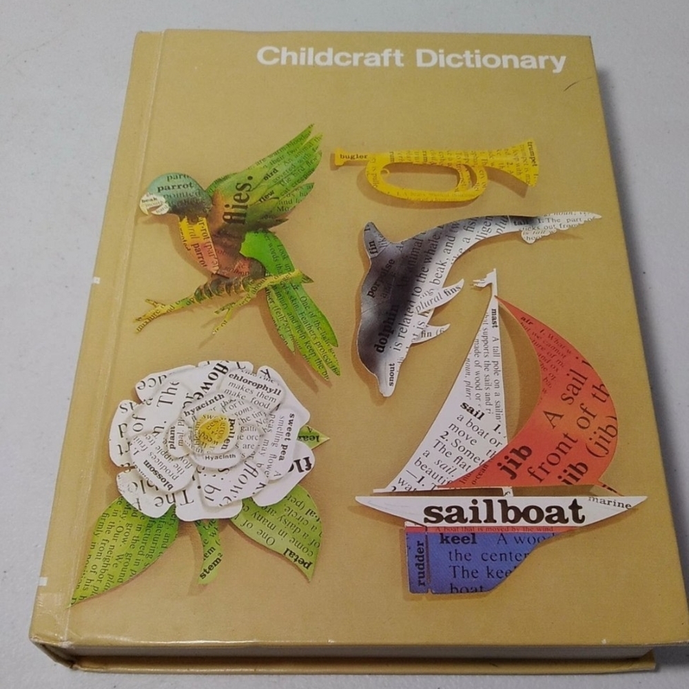 Dictionary with Yellow Cover